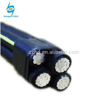 Супер конкурентоспособная Алюминиевый изолированный xlpe электрический мостовой витой кабель (4cores)